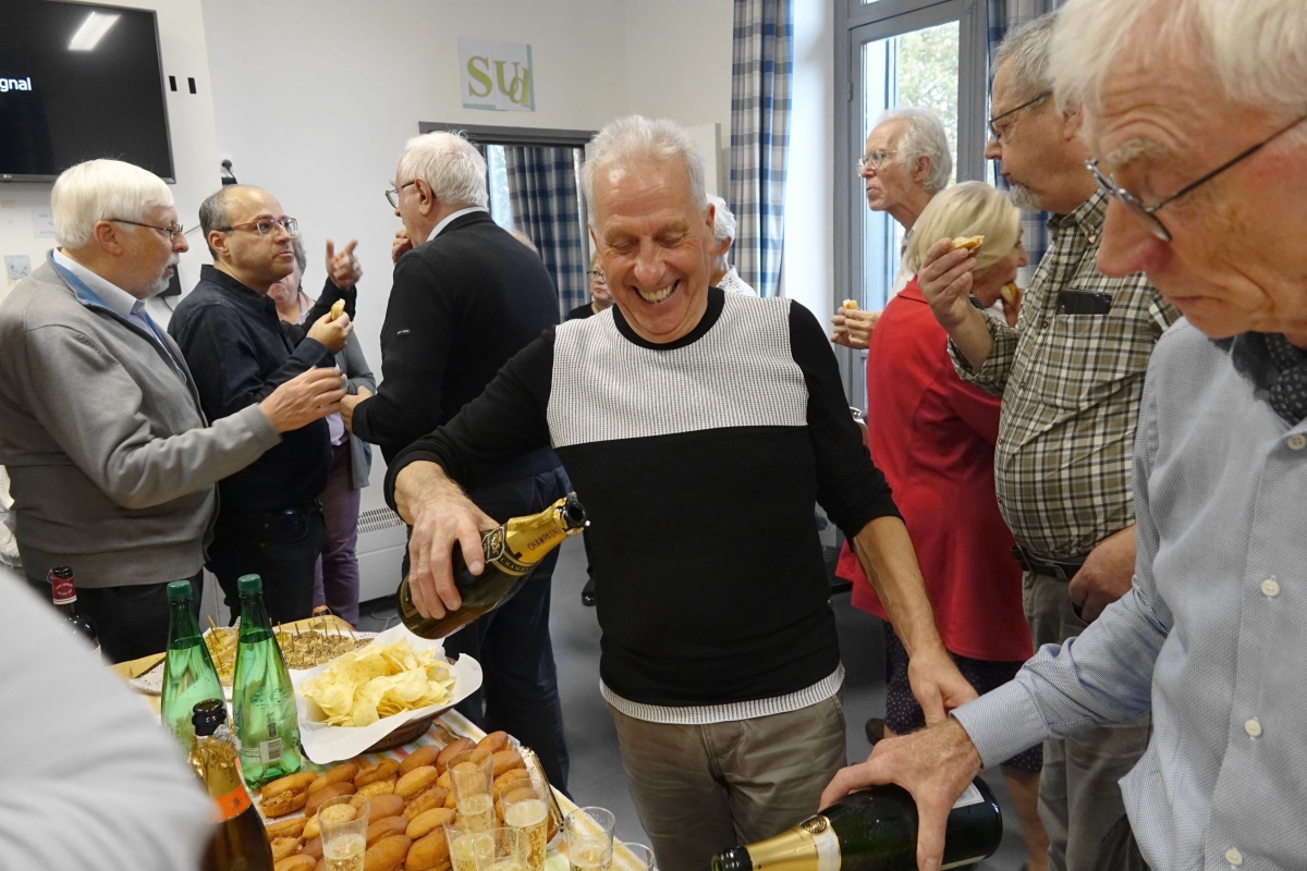 15 octobre 2019. Cocktail offert par Michel Talagrand à l'occasion de son prix Shaw de mathématiques — photo 19